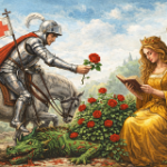 San Giorgio coglie una rosa per la principessa
